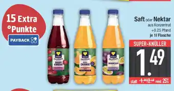 E-Center Saft oder Nektar Angebot