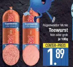 E-Center Rügenwalder Mühle Teewurst Angebot
