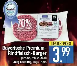 E-Center Bayerische Premium- Rindfleisch-Burger Angebot