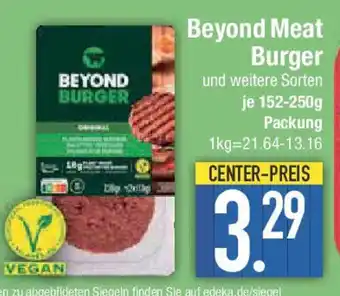 E-Center Beyond Meat Burger Angebot