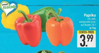 E-Center Paprika Angebot