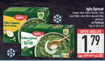 E-Center iglo Spinat Angebot