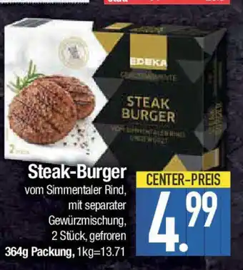 E-Center Steak-Burger Angebot