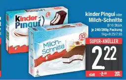 E-Center kinder Pingui oder Milch-Schnitte Angebot