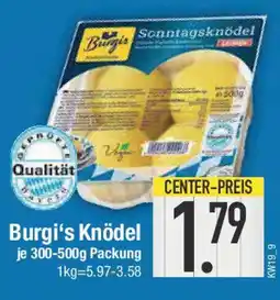 E-Center Burgi's Knödel Angebot