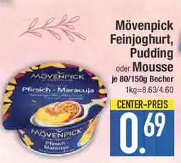 E-Center Mövenpick Feinjoghurt, Pudding oder Mousse Angebot