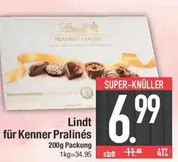 E-Center Lindt für Kenner Pralinés Angebot
