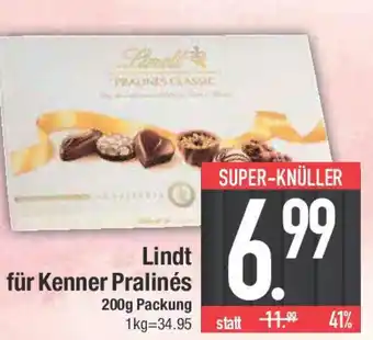 E-Center Lindt für Kenner Pralinés Angebot