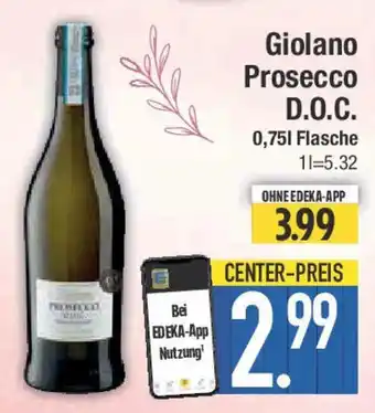 E-Center Giolano Prosecco D.O.C. Angebot