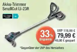E-Center Akku-Trimmer SmallCut Li-23R Angebot