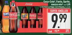 E-Center Coca-Cola, Fanta, Sprite, mezzo mix oder Lift Angebot