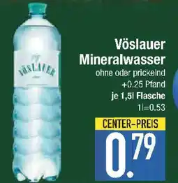 E-Center Vöslauer Mineralwasser Angebot