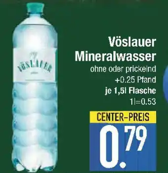 E-Center Vöslauer Mineralwasser Angebot