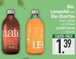 E-Center Bio- LemonAid oder Bio-ChariTea Angebot