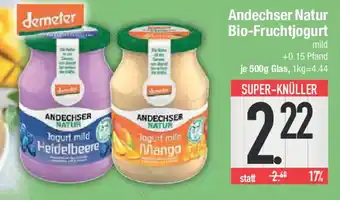 E-Center Andechser Natur Bio-Fruchtjogurt Angebot
