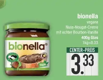 E-Center bionella vegane Nuss-Nougat-Creme Angebot