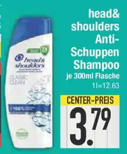 E-Center head& shoulders Anti- Schuppen Shampoo Angebot