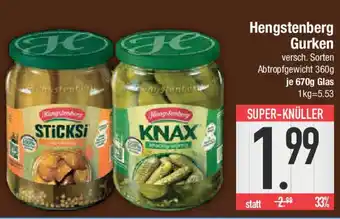 E-Center Hengstenberg Gurken Angebot