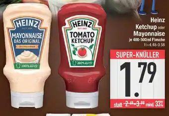 E-Center Heinz Ketchup oder Mayonnaise Angebot