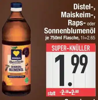 E-Center Distel-, Maiskeim-, Raps- oder Sonnenblumenöl Angebot