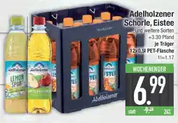 E-Center Adelholzener Schorle, Eistee Angebot