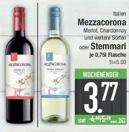 E-Center Italien Mezzacorona Merlot, Chardonnay oder Stemmari Angebot