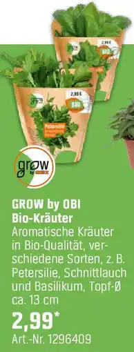 OBI GROW by OBI Bio-Kräuter Angebot