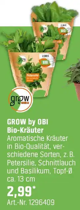 OBI GROW by OBI Bio-Kräuter Angebot