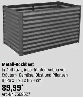 OBI Metall-Hochbeet Angebot