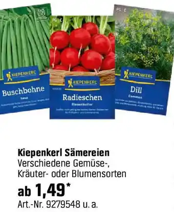 OBI Kiepenkerl Sämereien Angebot
