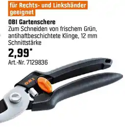 OBI OBI Gartenschere Angebot