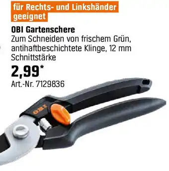 OBI OBI Gartenschere Angebot