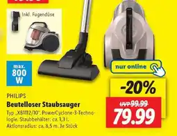 Lidl PHILIPS Beutelloser Staubsauger Angebot