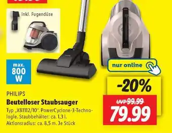 Lidl PHILIPS Beutelloser Staubsauger Angebot