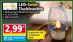 Norma LED- Solar- Tischleuchte Angebot