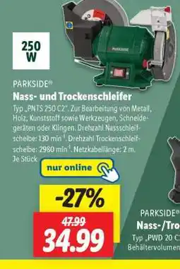 Lidl PARKSIDE Nass- und Trockenschleifer Angebot