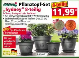 Norma Pflanztopf-Set „Sydney“ 8-teilig Angebot