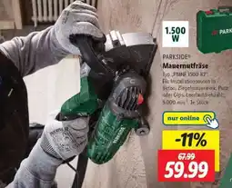 Lidl PARKSIDE Mauernutfräse Angebot
