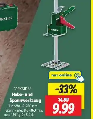 Lidl PARKSIDE Hebe- und Spannwerkzeug Angebot