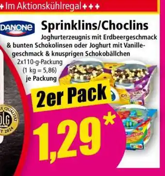 Norma Sprinklins/Choclins Angebot