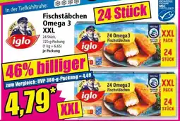 Norma Fischstäbchen Omega 3 XXL Angebot