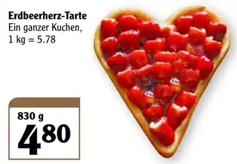 Globus Erdbeerherz Tarte 830g Angebot