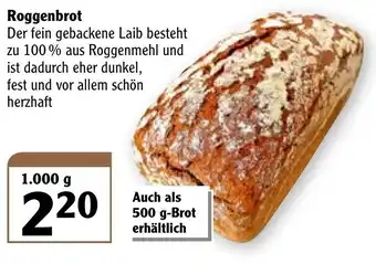 Globus Roggenbrot 1.000g Angebot