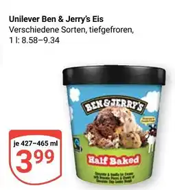Globus Unilever ben & jerry’s eis Angebot