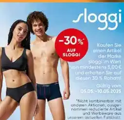 Globus Sloggi 30% rabatt Angebot
