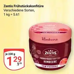 Globus Zentis frühstückskonfitüre Angebot