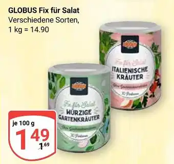 Globus Globus fix für salat Angebot