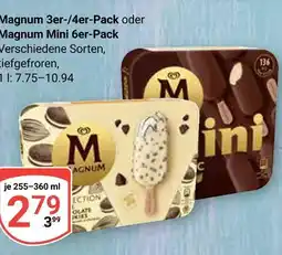 Globus Magnum magnum 3er-/4er-pack oder magnum mini 6er-pack Angebot