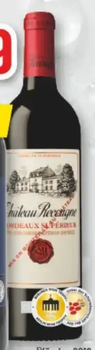 trinkgut Château Recougne Bordeaux Supérieur Angebot