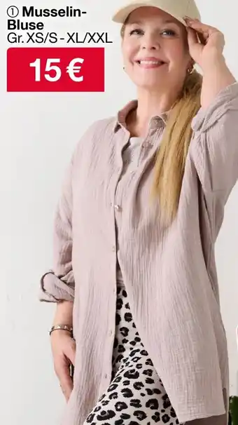 Woolworth Musselin Bluse Angebot
